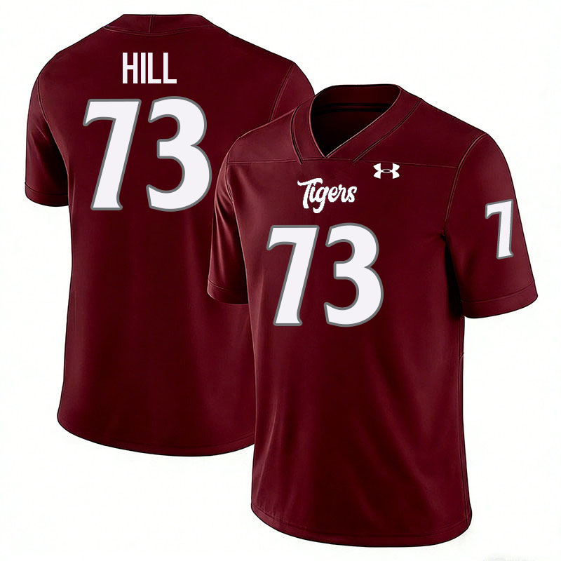Texas Southern Tigers #73 Winston Hill College Football Jersey,Uniforms Stitched-Maroon